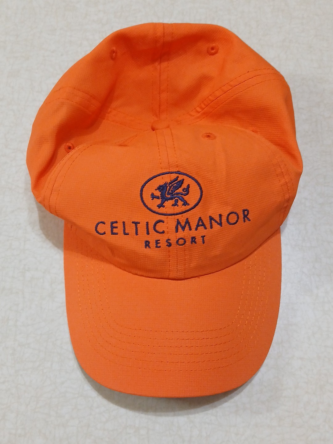 Imperial Golf Hat Celtic Manor Resort Orange