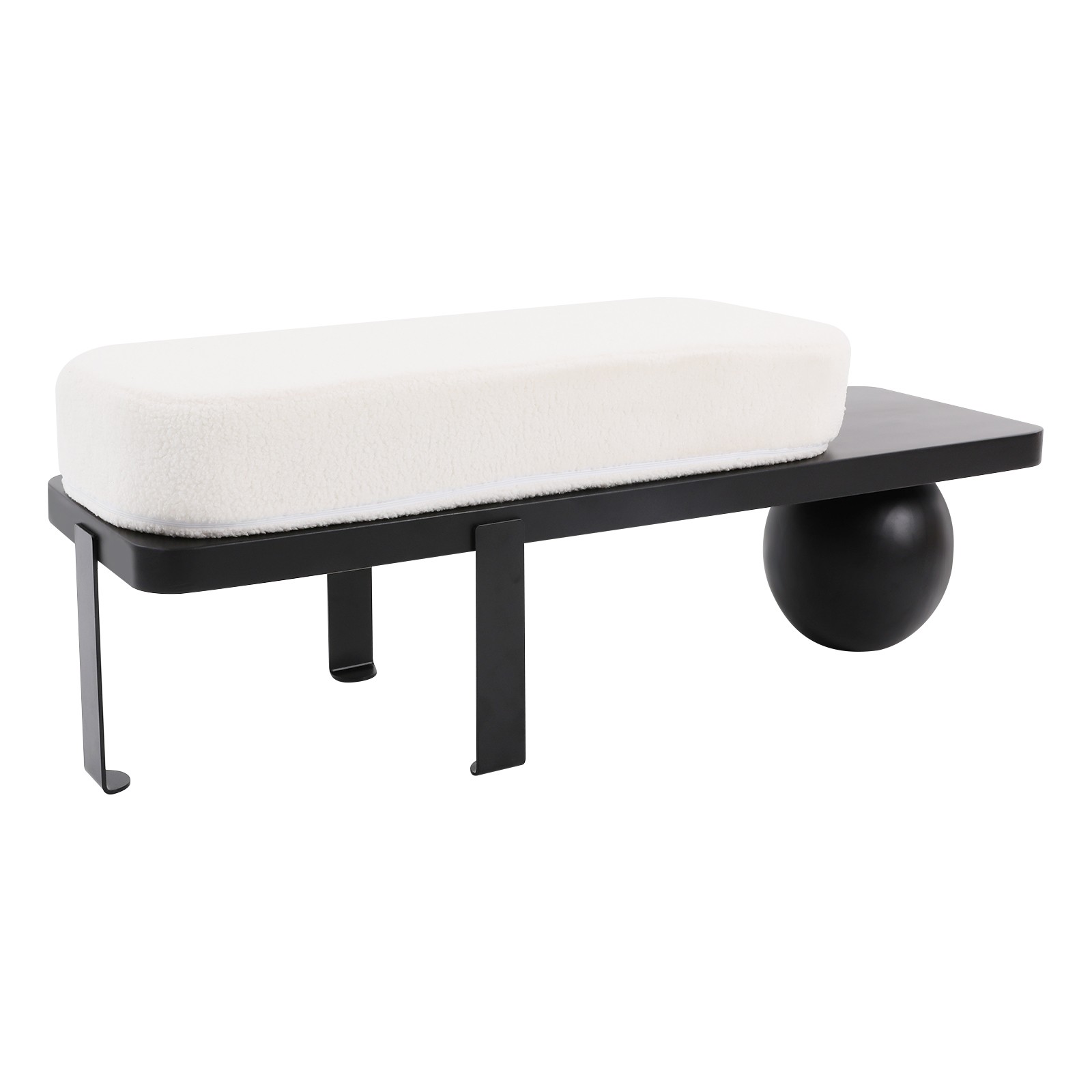 Modern Bedroom Bedside Bench Flannelette Shoe Changing Bench Fitting Room Bench