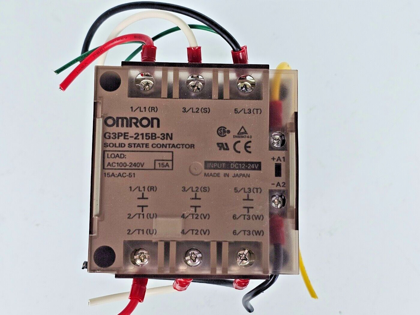 OMRON solid state contactor G3PE-215B-3N