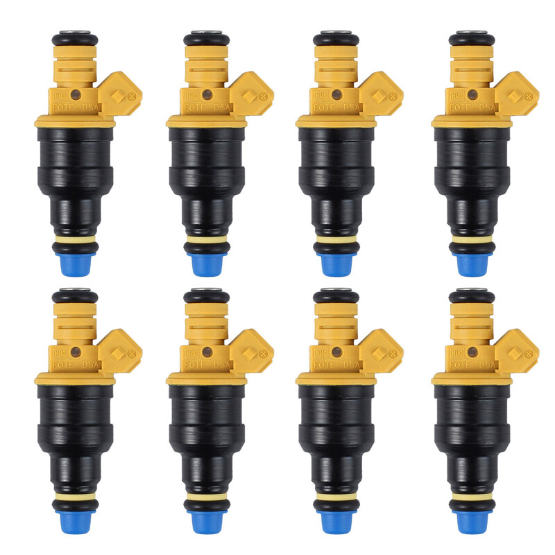 8 x 22lb/hrs 4-hole Fuel Injector fit Ford 4.6 5.0 5.4 5.8 Replace #0280150556