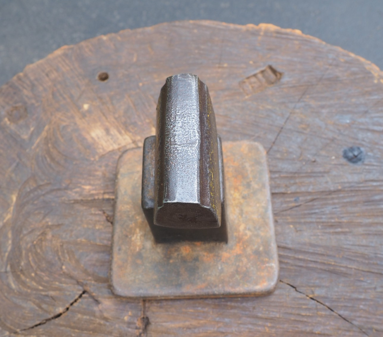 NICE 3/4" BOTTOM FULLER 7/8" HARDY BLACKSMITH ANVIL FORGE BLADESMITH KNIFE TOOL