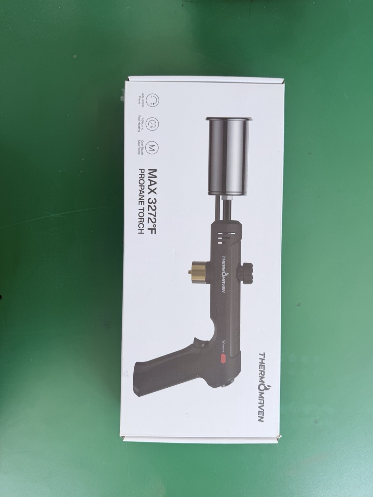 ThermoMaven Propane Torch 3272°F High Heat Weed Burner Brazing Torch New