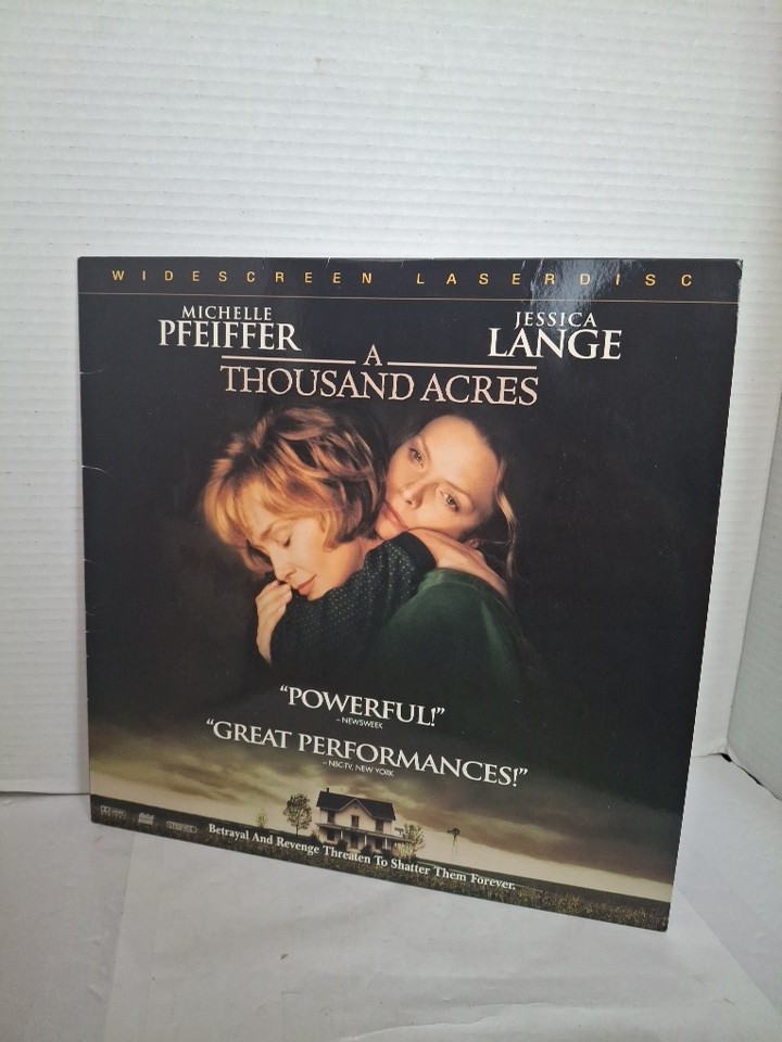 A THOUSAND ACRES (1994,Laserdisc)Jessica Lange/ RARE,gr