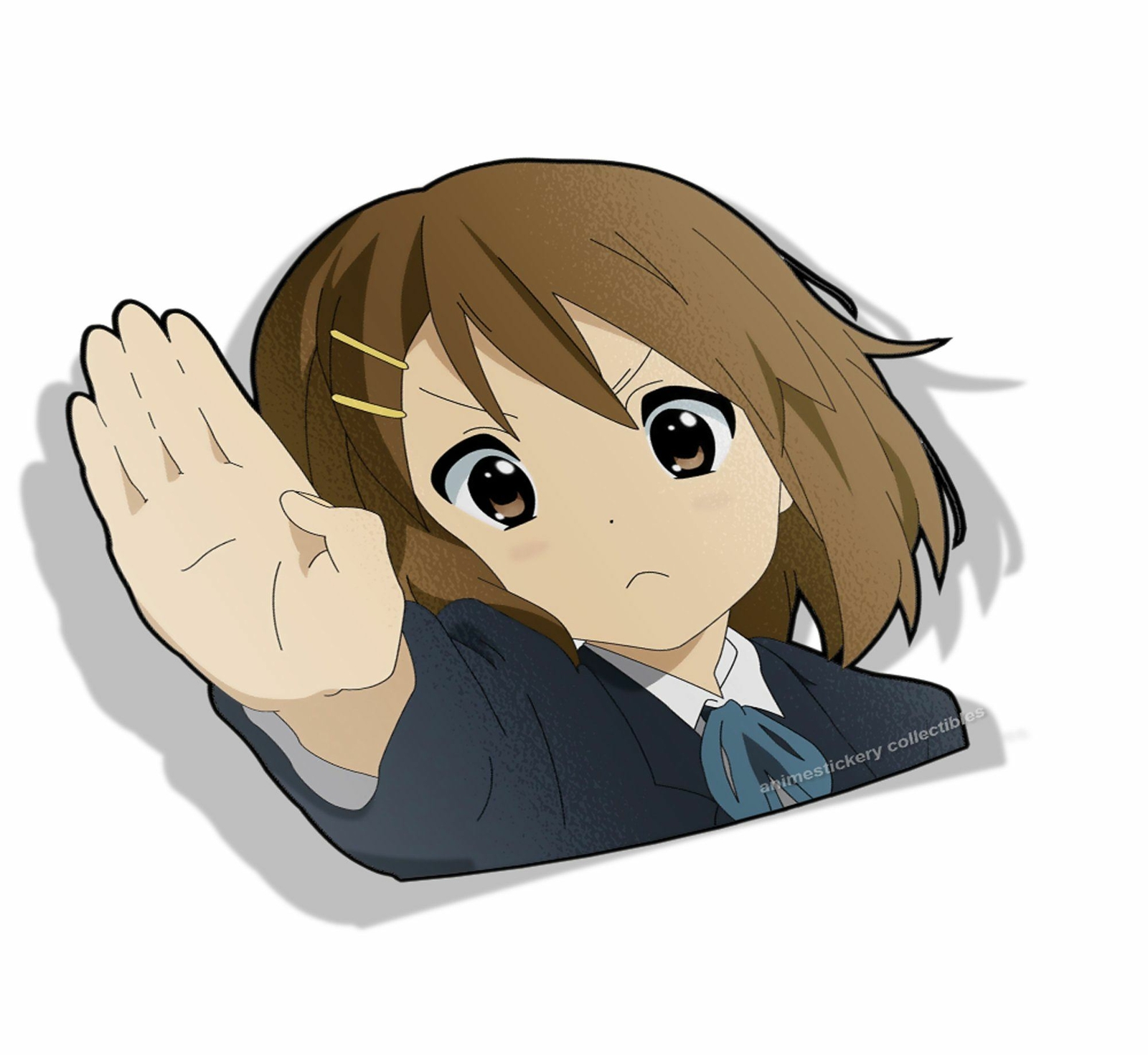 Yui Hirasawa | K-ON | Peeker - Peek - Anime Vinyl Stickers