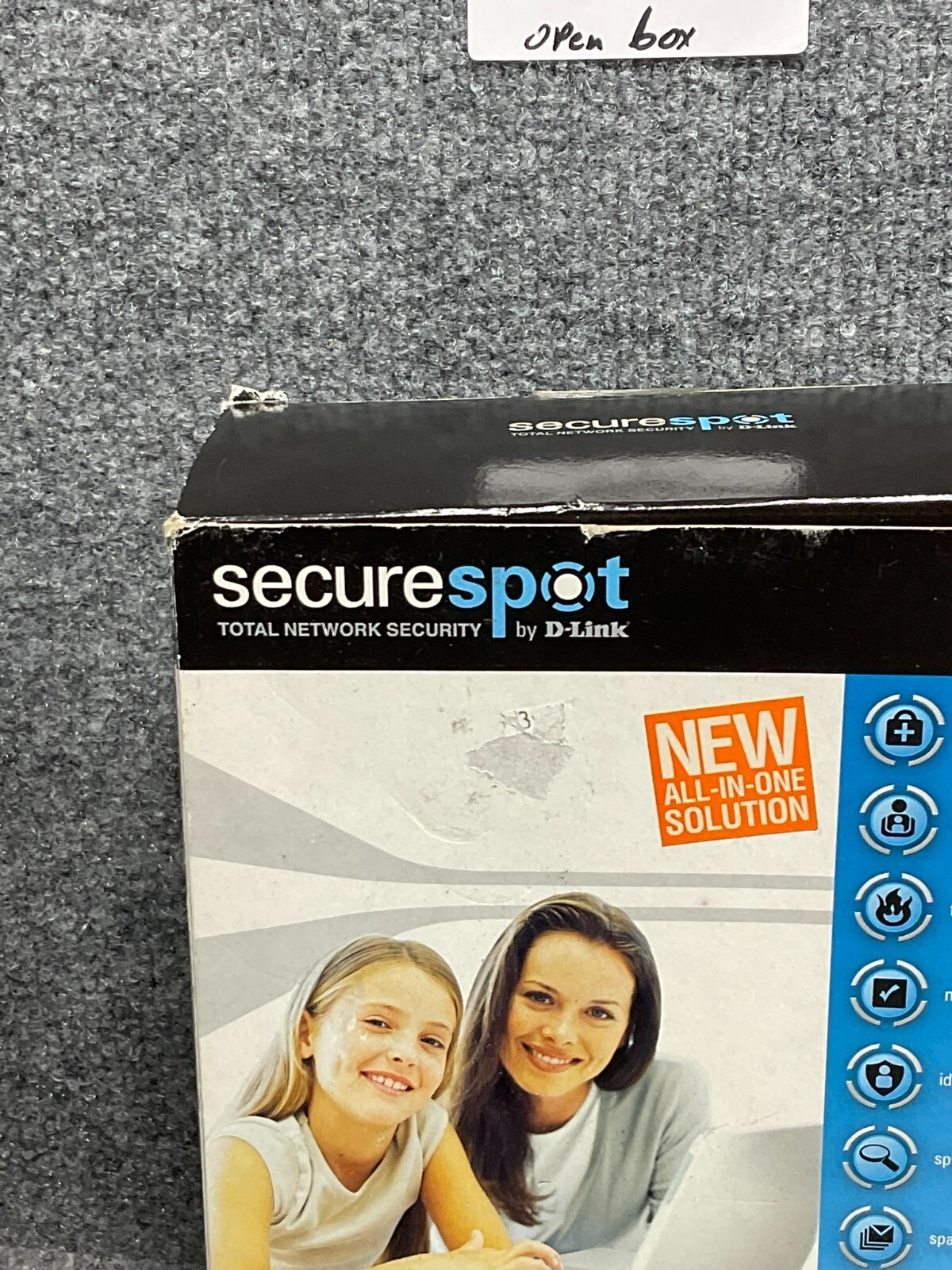 D-Link SecureSpot Internet Security Firewall 4 PC Used