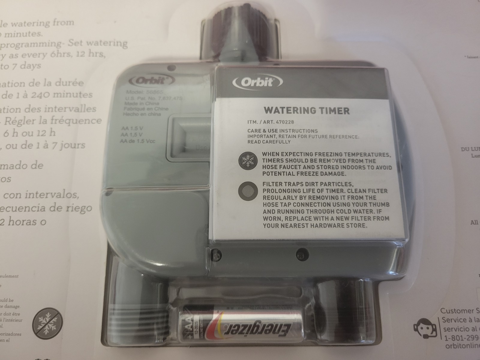 ORBIT ~ Watering Timer Programmer ~ Model 470228 ~ Lawn Garden Hose ~ NEW!