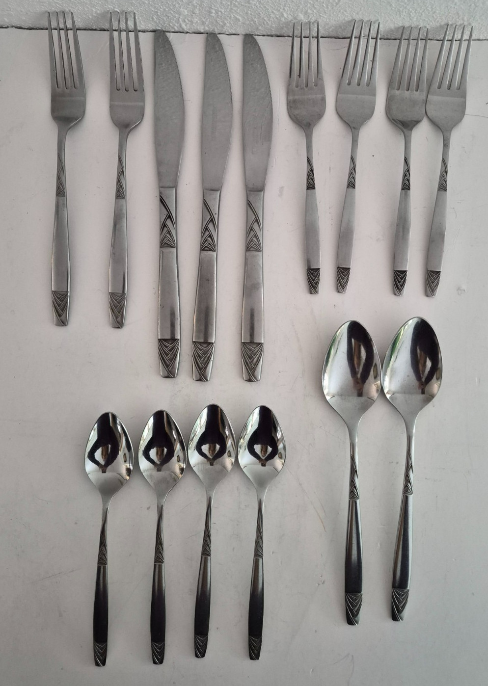 LOT of 15 Pcs STANLEY ROBERTS POLARIS STAINLESS FLATWARE Replacements
