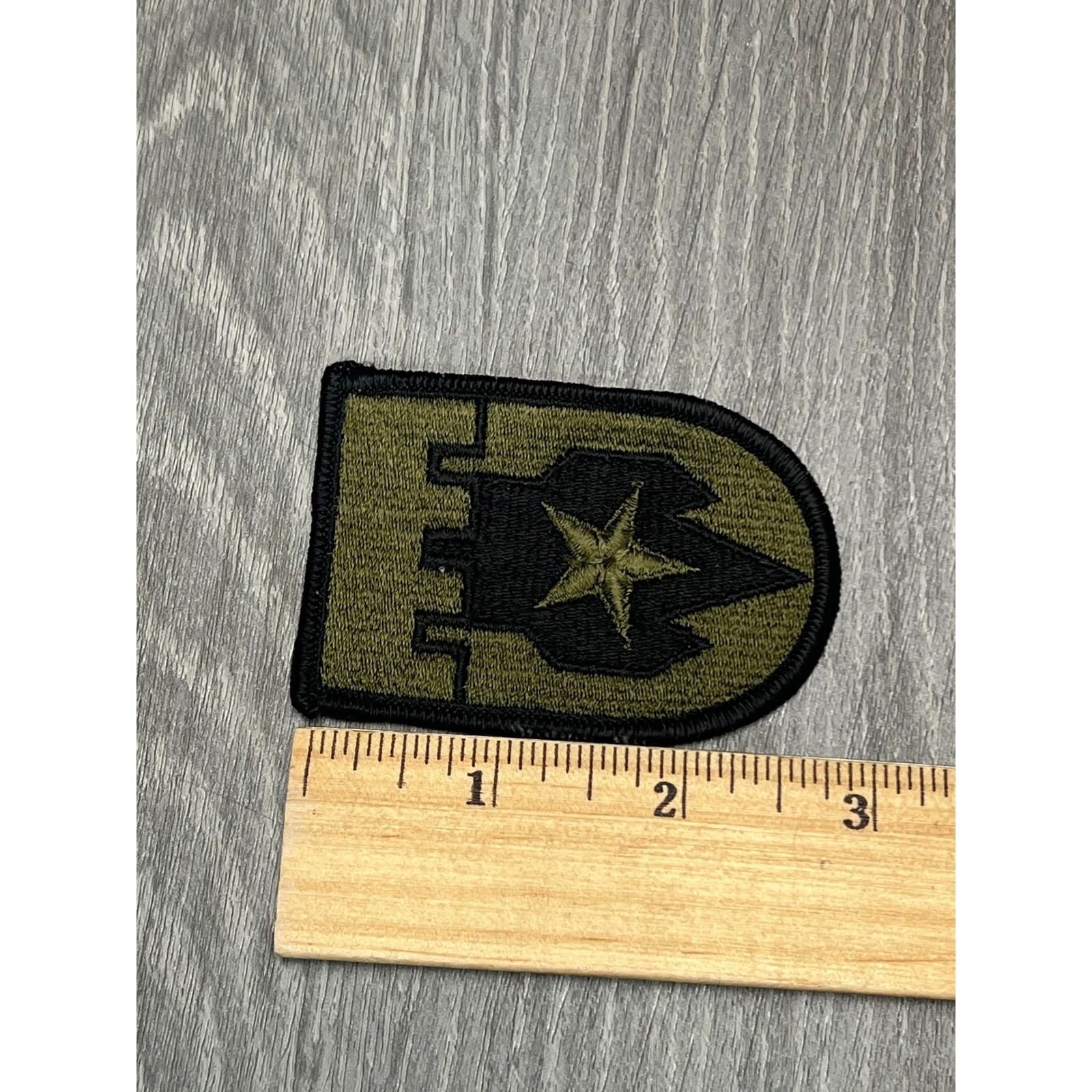 Vtg Military Patch Vietnam Era Army Engineer Command Black Olive Green