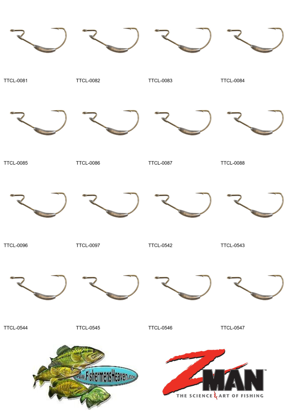 ZMAN ChinlockZ (TTCL) Weighted Wide Gap Mustad Ultrapoint Swimbait Hooks Any SZ