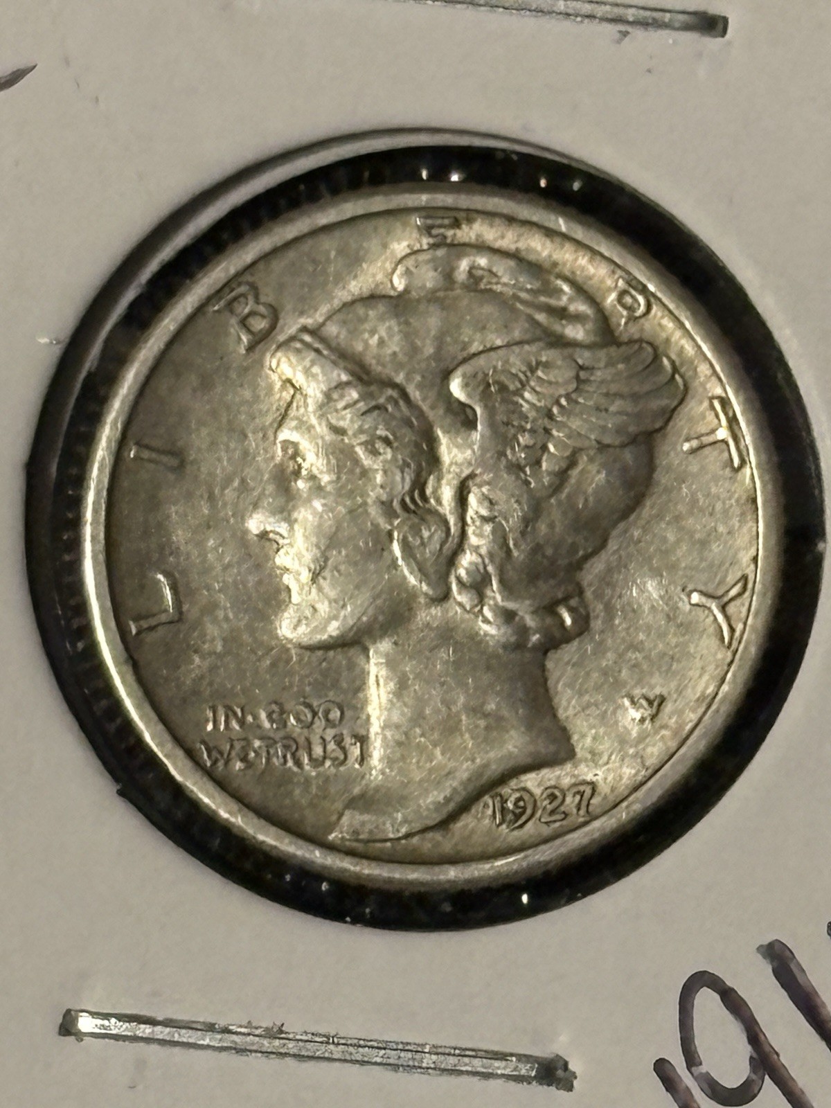 1927 Mercury Dime    Upper Grade