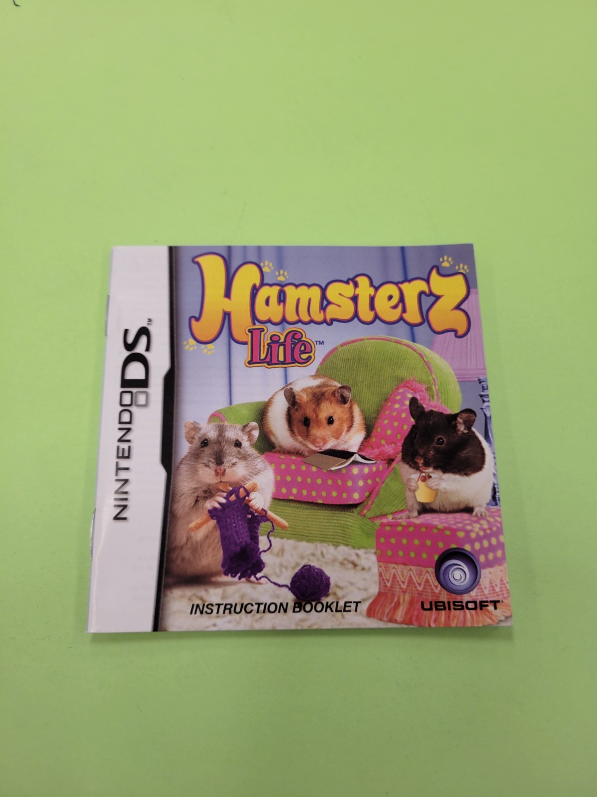 Nintendo DS Hamsterz Life Instruction Booklet Only
