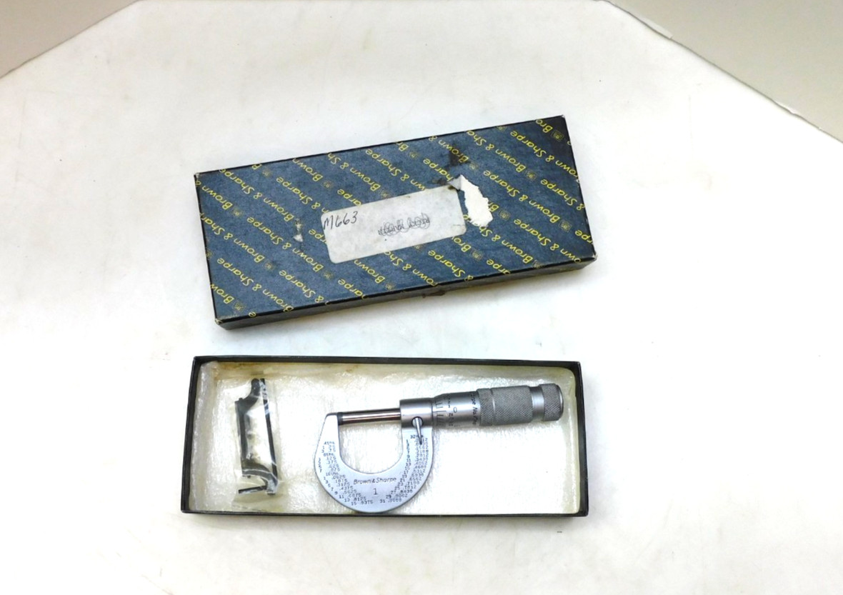 Brown & Sharpe No. 1 Micrometer M663 0-1 inch