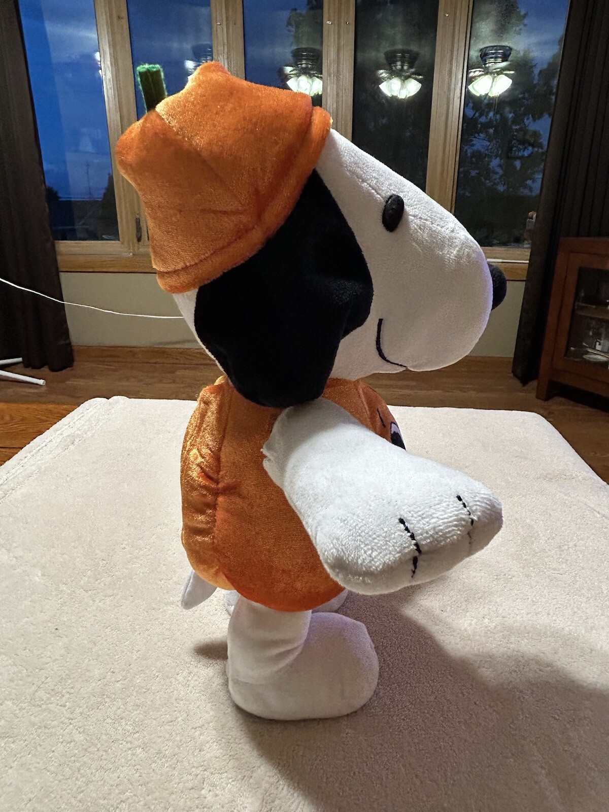 Peanuts - Snoopy Side Stepper Pumpkin Dancing Plush Halloween | Gemmy 2019