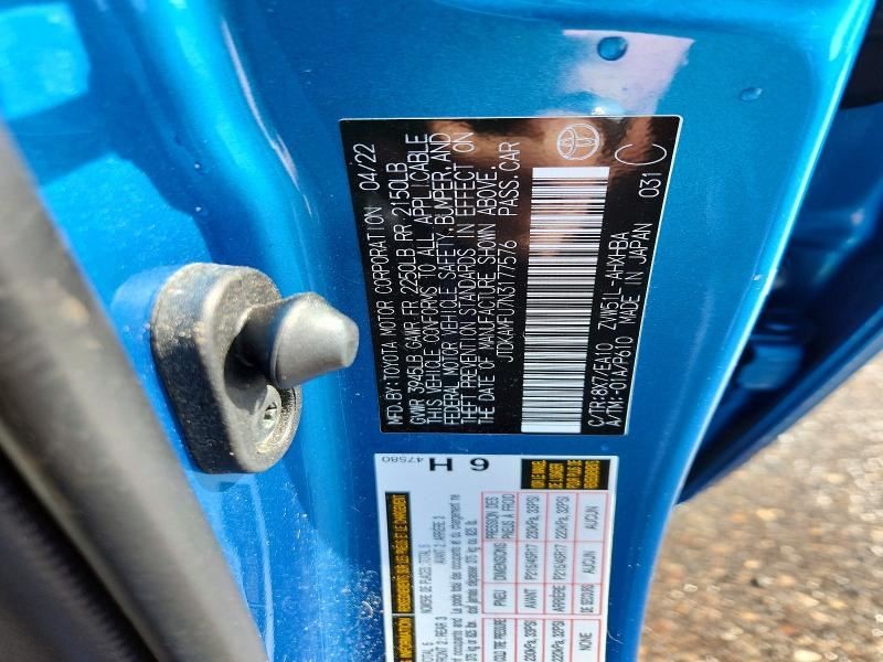 Toyota Prius Contact Sensor 2022 2021 2020