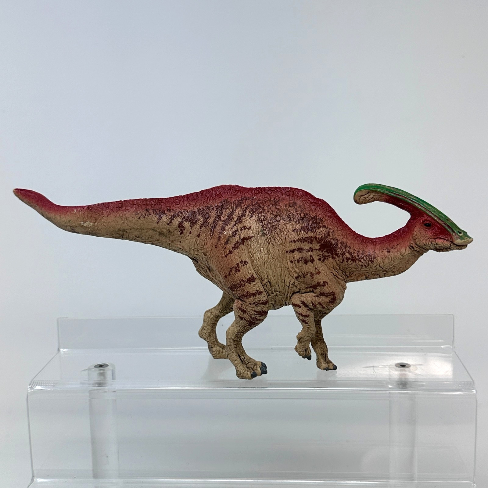 Schleich Parasaurolophus Figure Brown Prehistoric Dinosaur Animal Figurine 10"