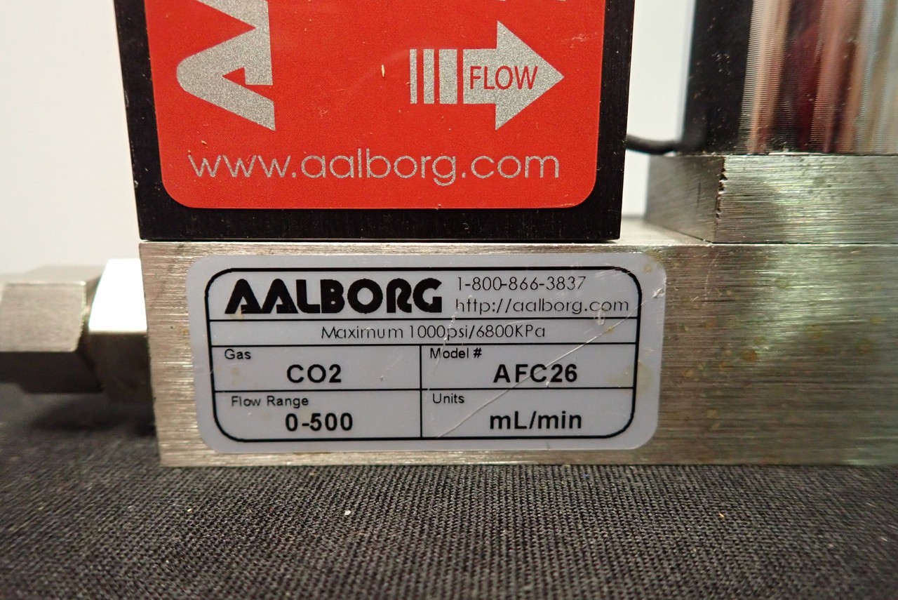 AALBORG AFC26 Mass Flow Controller CO2 0-500 Range
