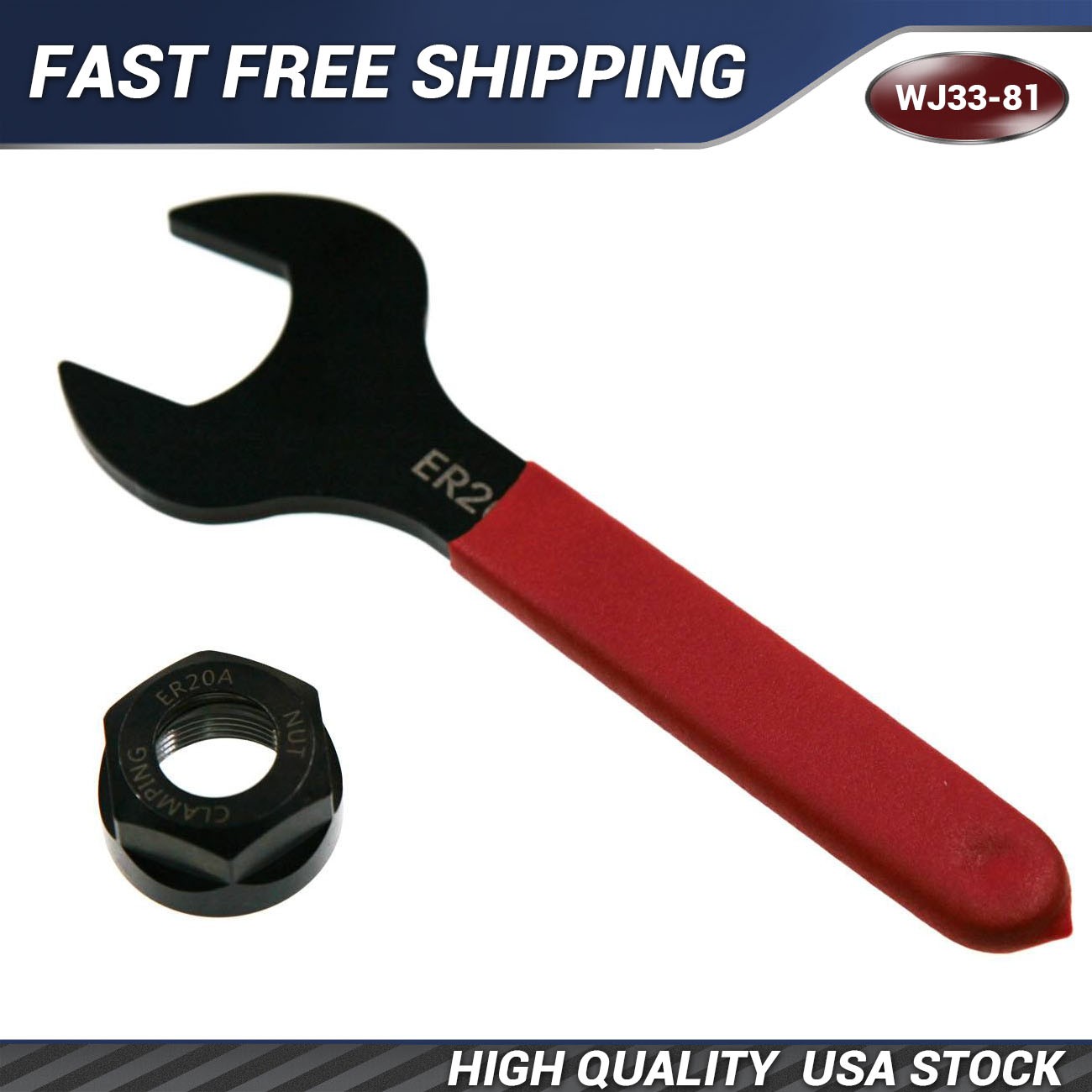 ER20A Wrench for Clamping Nut CNC Milling Lathe Precision Spanner