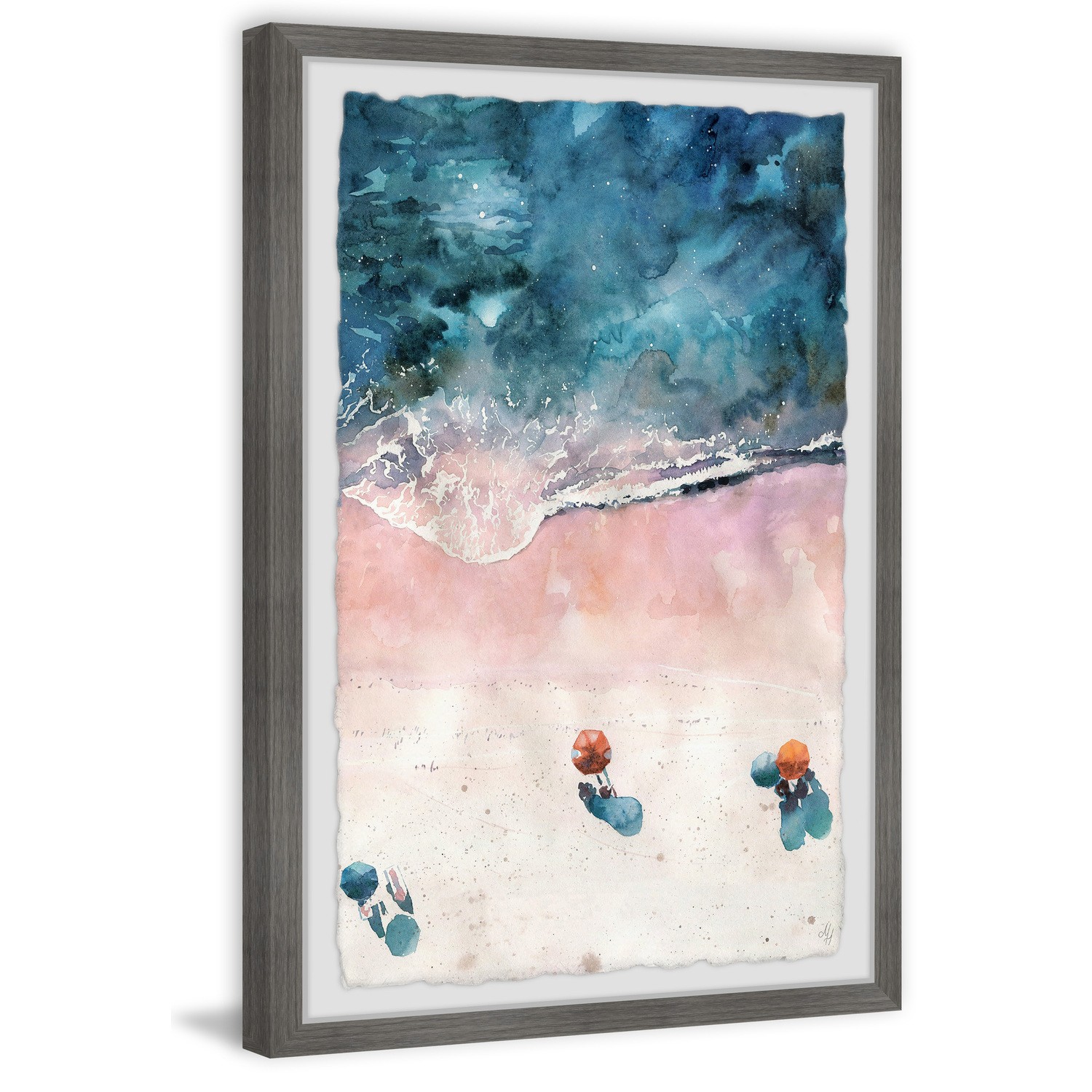 Marmont Hill Sunshine at the Beach Framed Painting Print 12x18