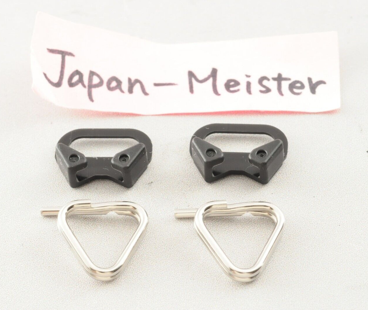 US Duty Paid New Genuine Nikon Camera Triangular Strap lug Set 2rings & 2covers