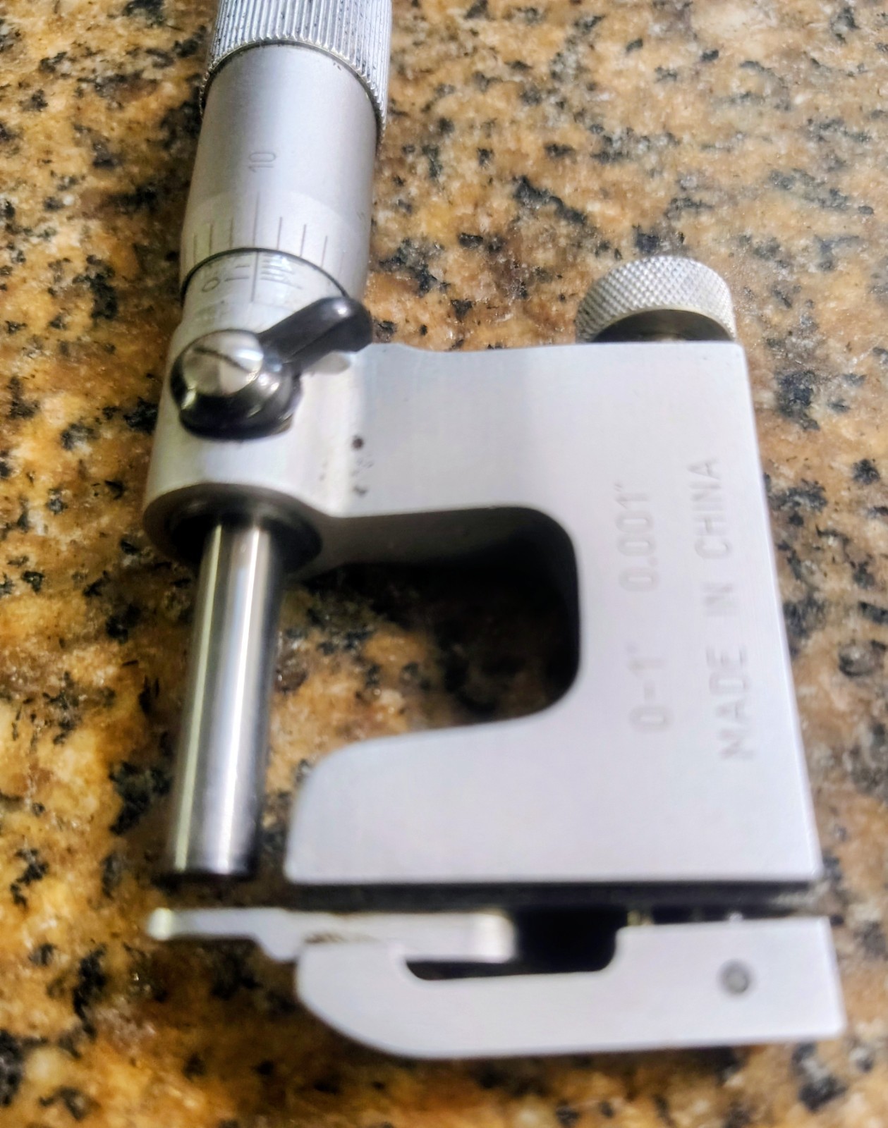 INTERCHANGABLE ANVIL MICROMETER 0-1 Inch .0001 Inch MACHINIST/TOOLMAKER