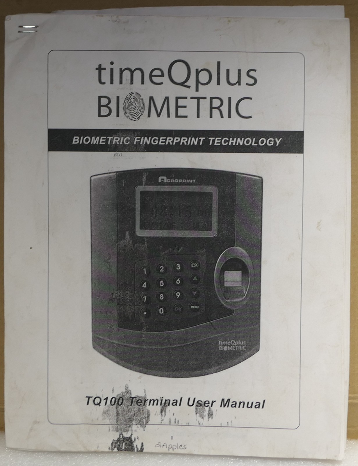 Acroprint timeQplus BIOMETRIC Complete Time & Attendance System (Model: TQ100)