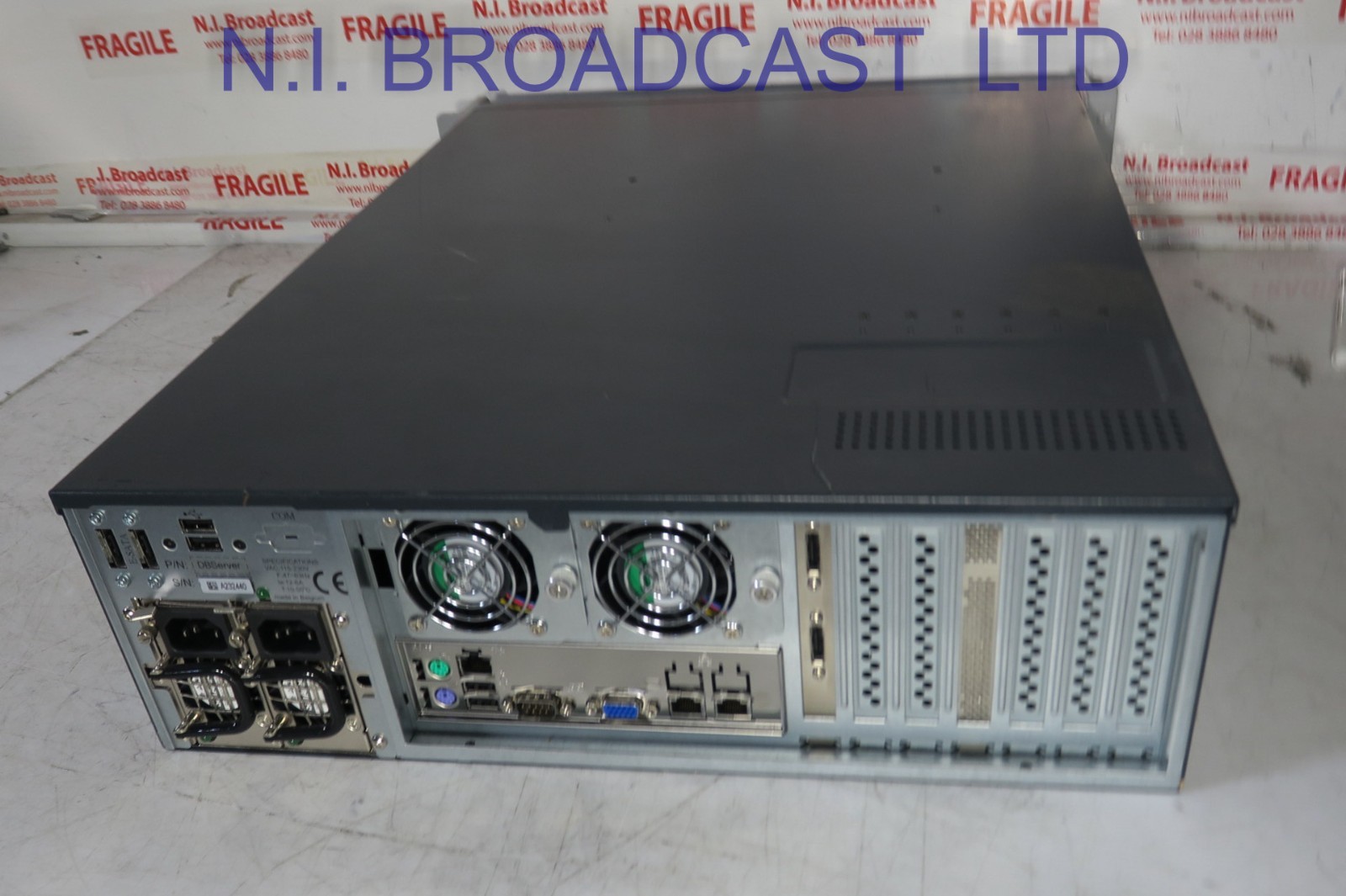 EVS DB server with IP director lice, IP engine, X square  (ref 2)