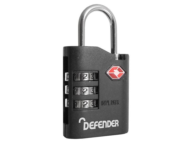 DEFENDER - TSA 35mm Combination Padlock
