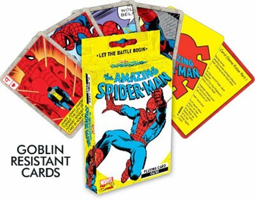 The Amazing Spider-Man Comic Art Illustrated Poker Size Playing Card Game NEW