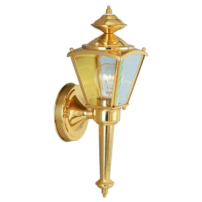 Boston Harbor 4003H-2 Outdoor Wall Lantern, 120 V, 60 W, Steel Fixture, Polished