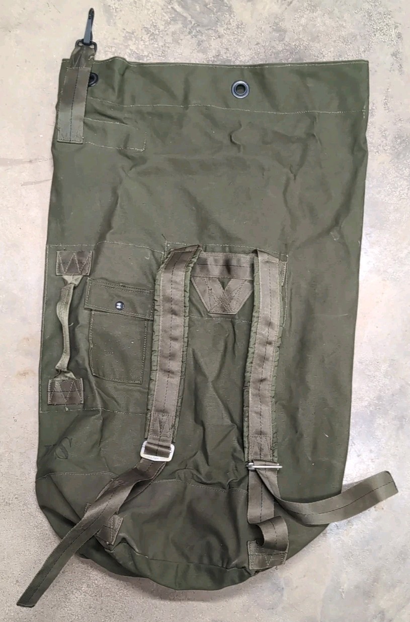 US Army Military Duffel Bag Canvas, Genuine Surplus Gear