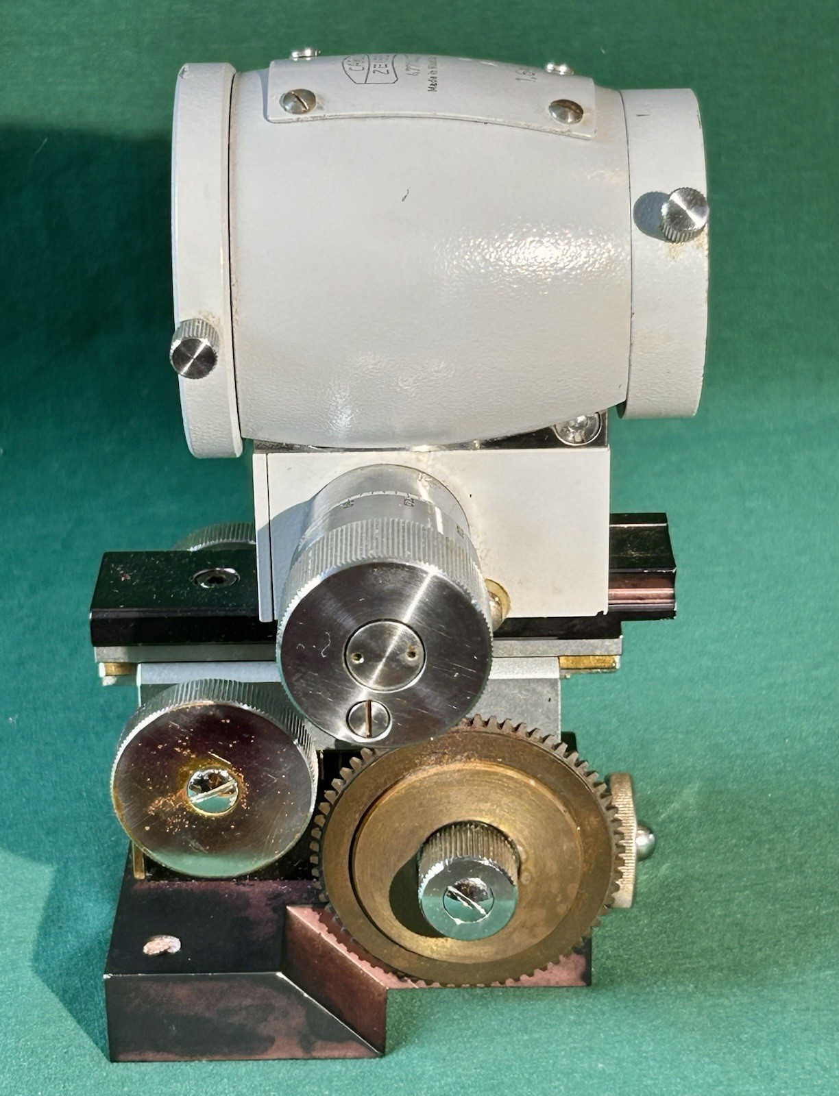 Carl Zeiss Surgical Microscope 1,6x West Germany #4771437 Parts ONLY! 2 Pieces
