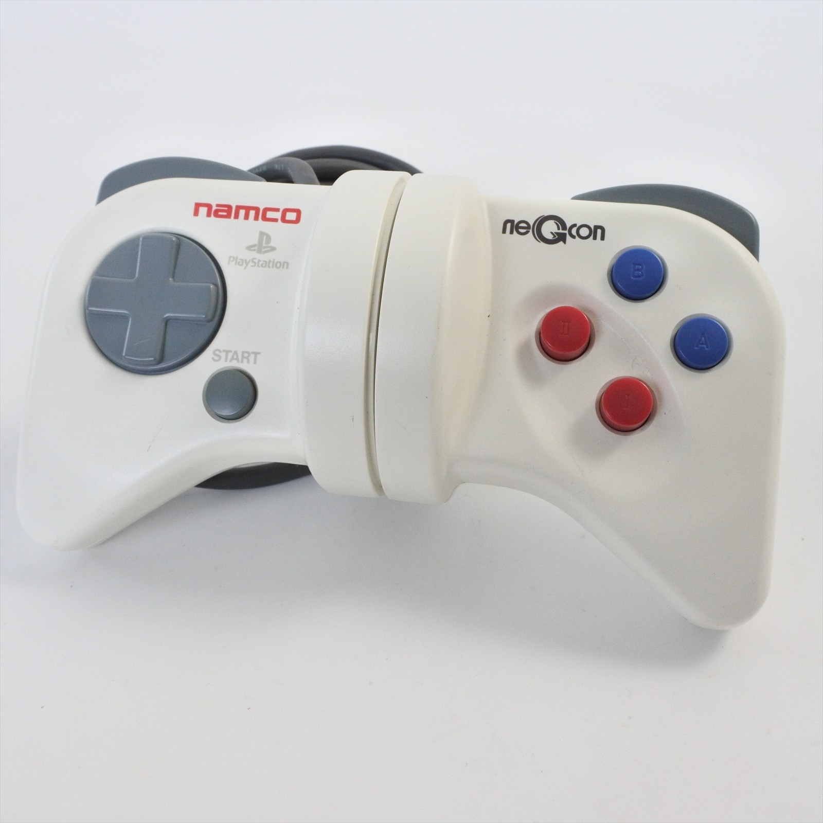 Namco NEGCON Neg Con Controller NPC-101 White For PS1 Playstation 2117