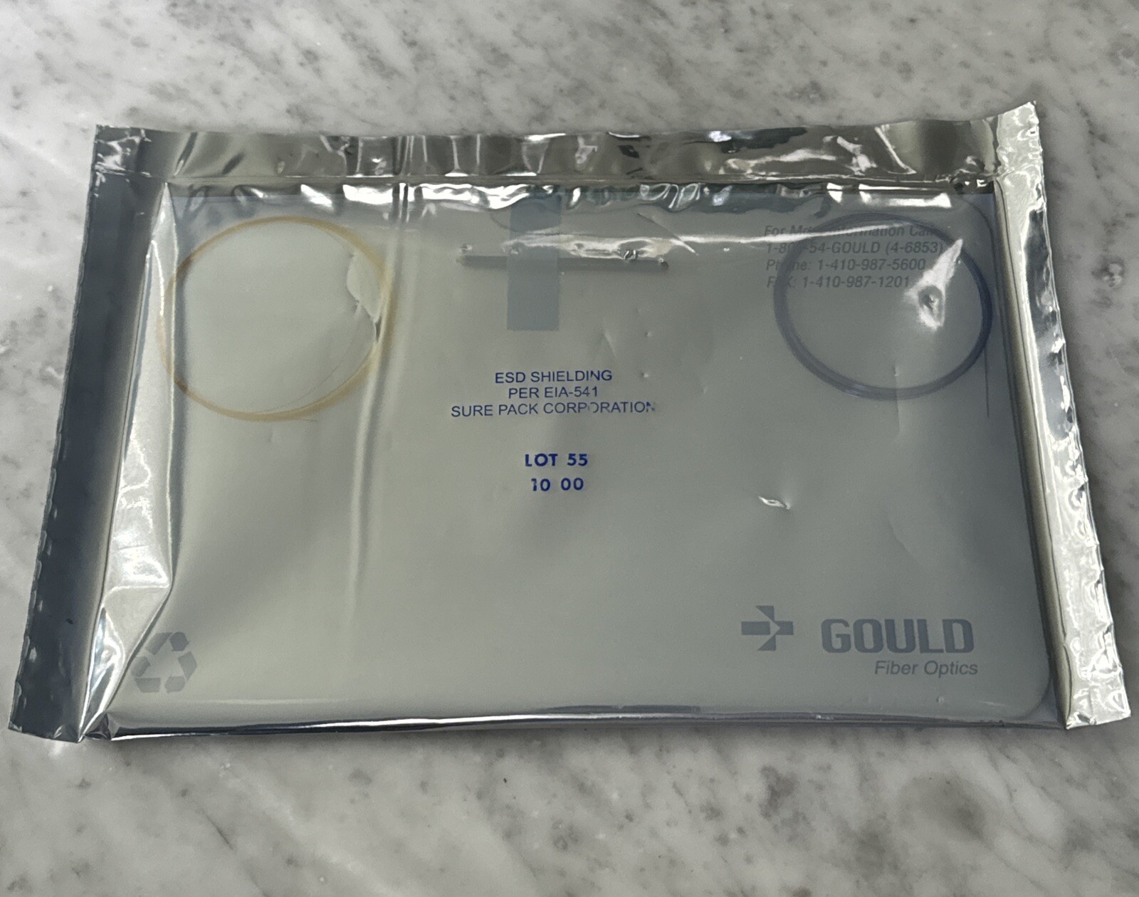NEW Gould 44-10355-01-11201 Fiber Optics Corning Single mode 9/125