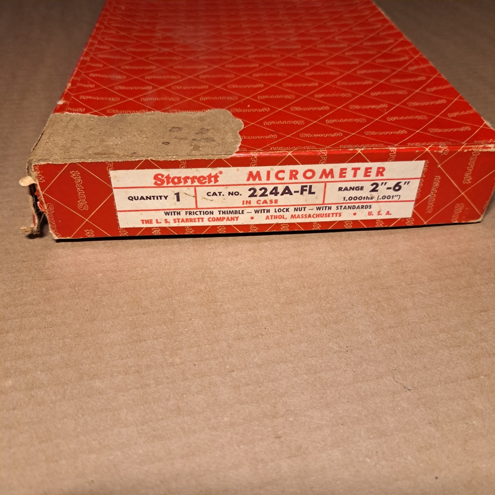 START 224A-FL 2"-6" Micrometer