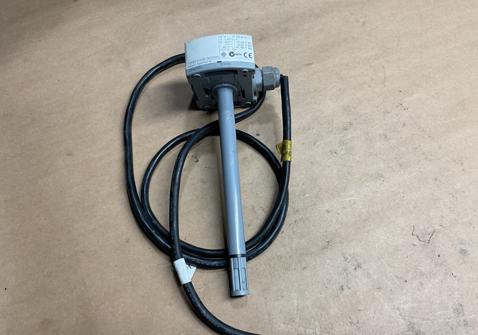 SIEMENS QFM2160 DUCT HUMIDITY TEMPERATURE SENSOR #317M132