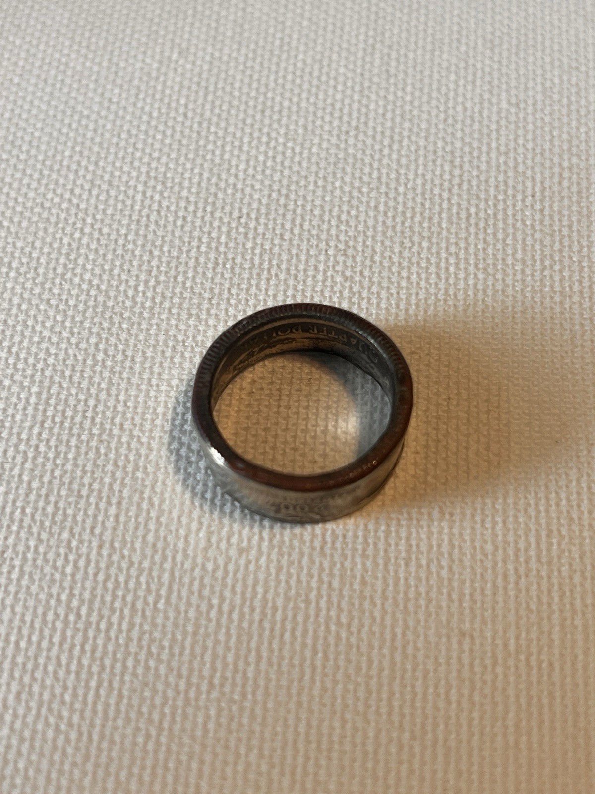 Handmade Wyoming Quarter Ring Size 6