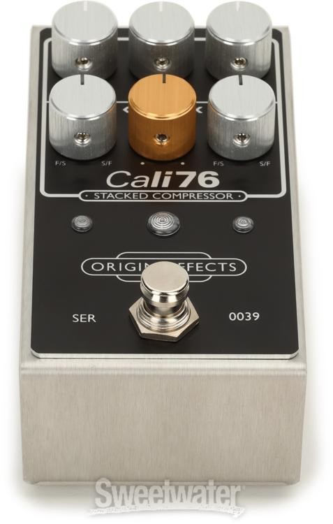 Origin Effects Cali76 Stacked Compressor Pedal - Black