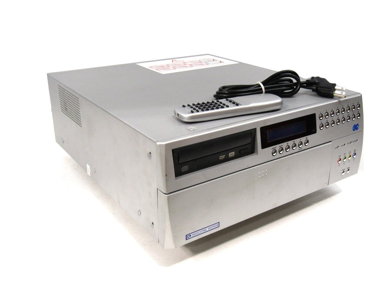 Dedicated Micros BX2D 16 1T2GB 16x Analog 704x480 DVR | DM/BX2D/1T2