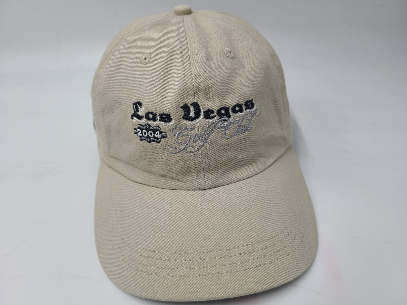 Vintage Las Vegas Golf Club 2004 Ahead Strapback Adjustable Hat Cap Course Beige