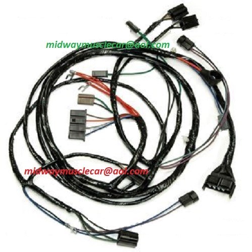 V8 front end headlight headlamp wiring harness 64  Chevy Impala Biscayne belair