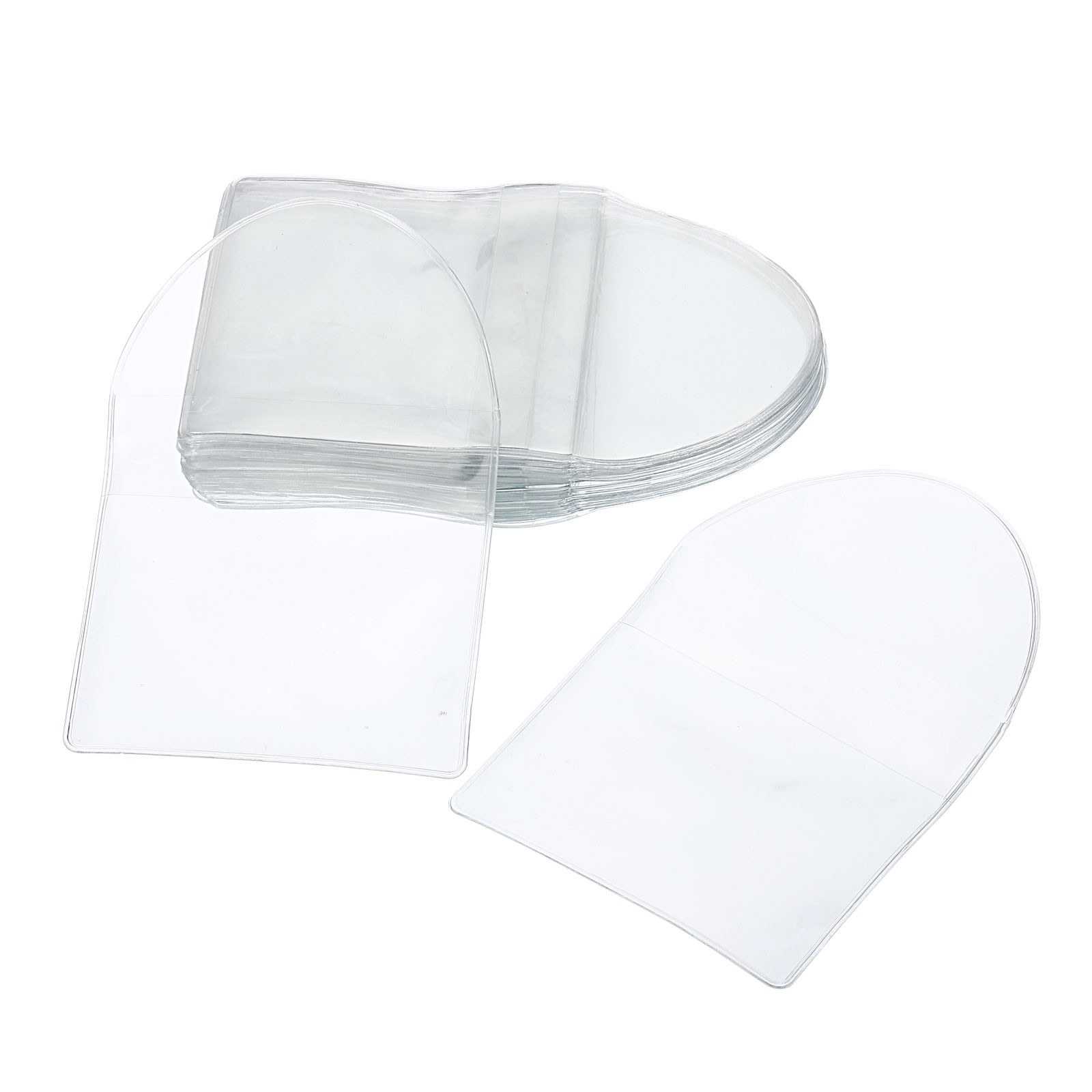 3.2"x3.2" Coin Sleeves Holders Pocket Coin Flip Coin Protector Pouch Clear 100pc