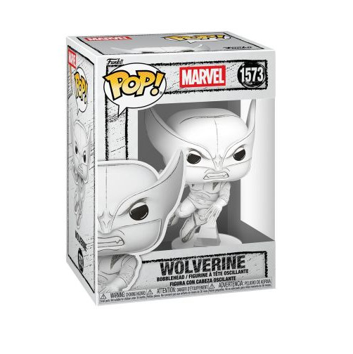 Funko Pop Marvel: Sketched Wolverine Figure w/ Protector