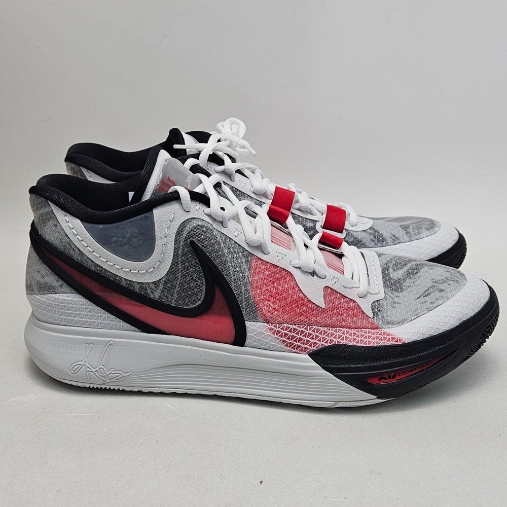 Nike Kyrie 8 Shoes White University Red Sneakers Basketball Mens 8.5 DJ6017