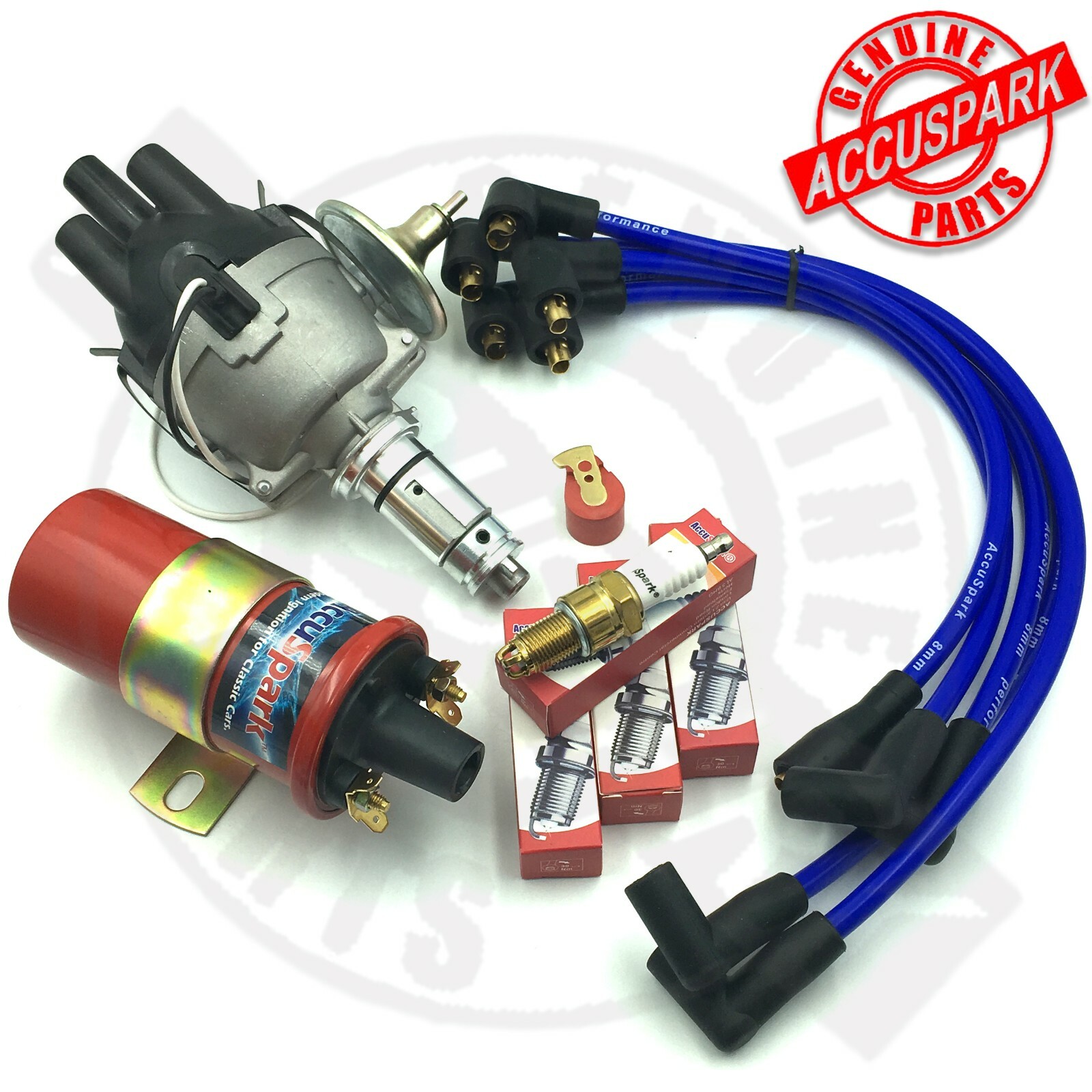 MGA All Years  AccuSpark 25D Electronic Ignition Distributor Pack POSITIVE Earth