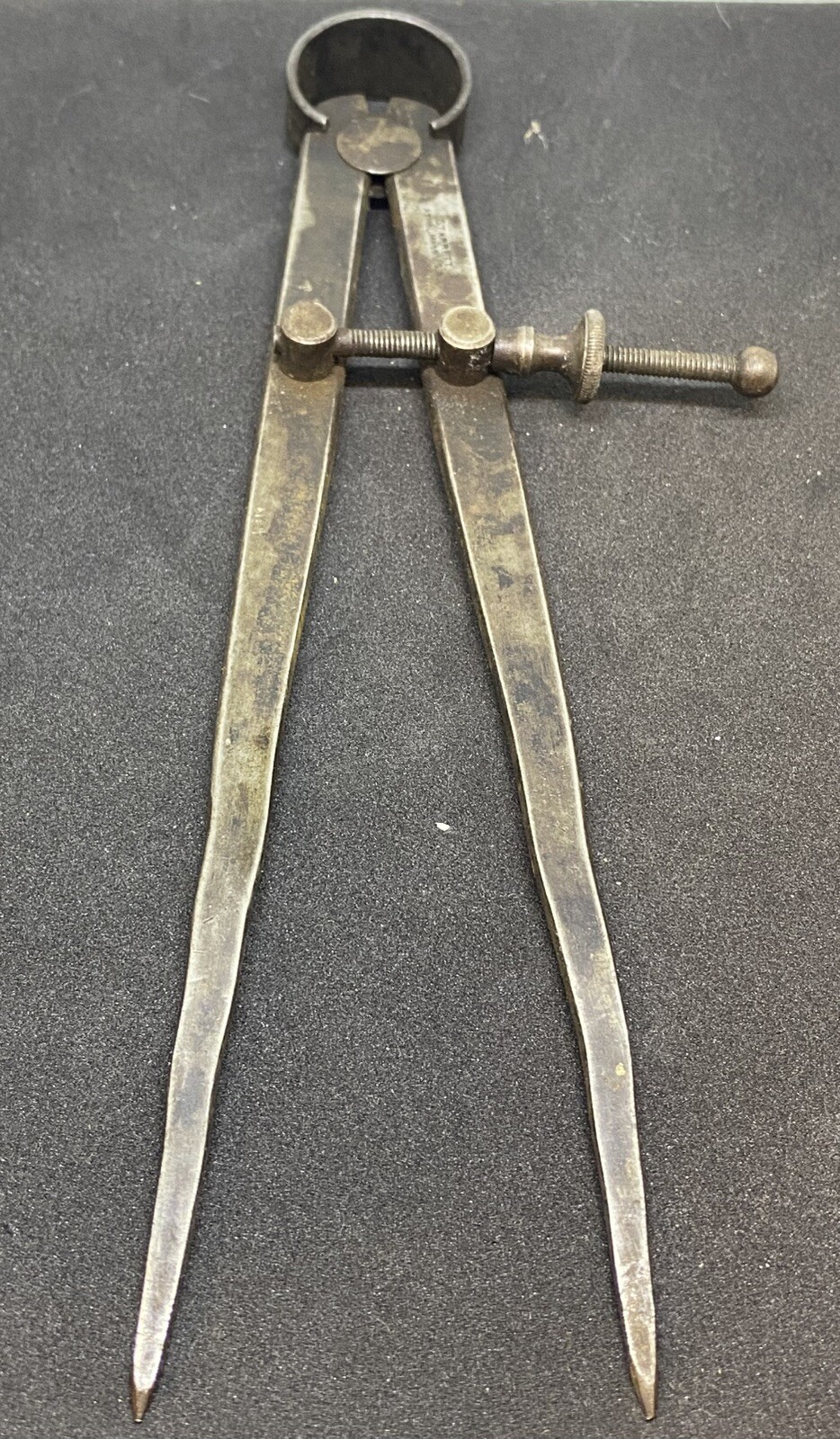 Vintage Starrett Calipers / Dividers 8” Original Made Mass. USA #186