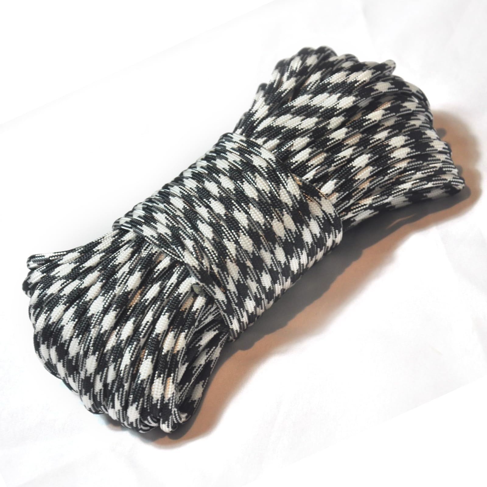 Paracord 1000lb | 1000 250 100 50ft Paracord 100ft Black&white