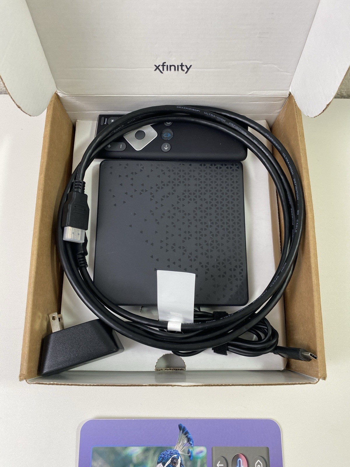 Xfinity Xi6-T Streaming Box + Remote + Power Cable + HDMI cable in Box