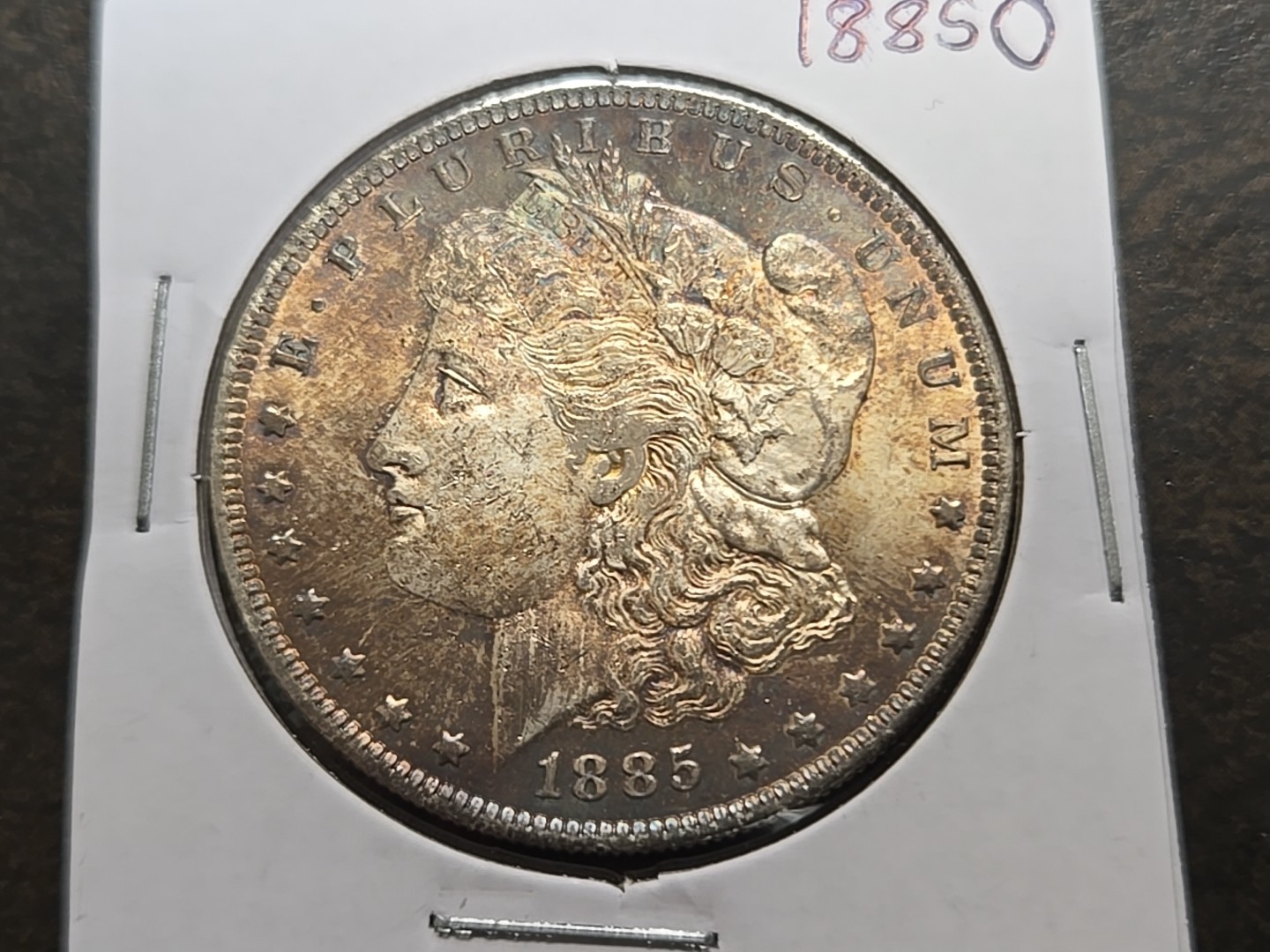 1885-O Morgan 90% Silver Dollar CIRCULATED NICE TONED DETAIL NEW ORLEANS