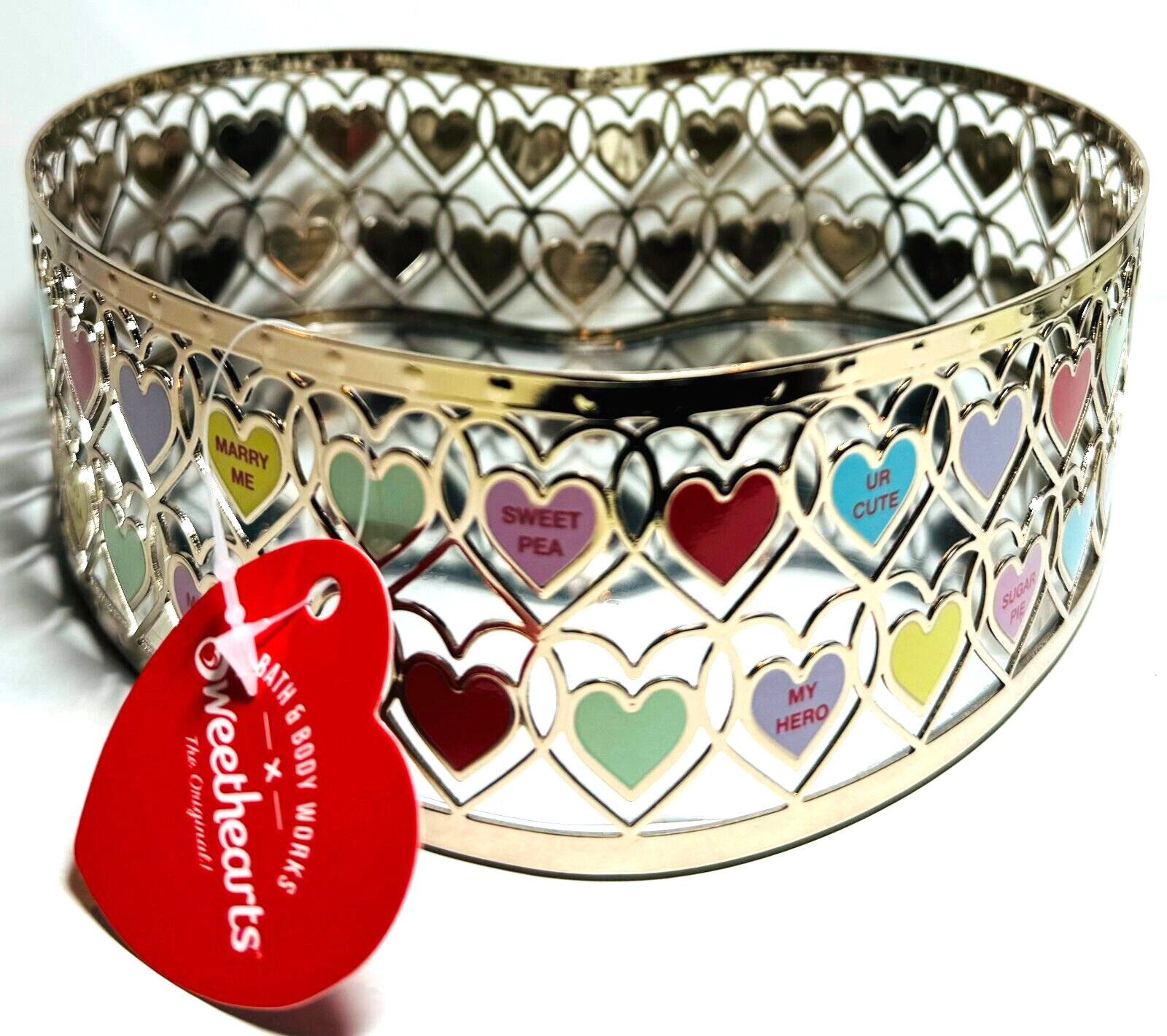*NEW* SWEETHEART CANDY ~ MIRRORED BODY CARE TRAY ~ Bath & Body Works