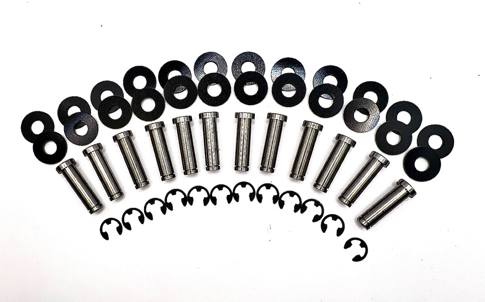 12 TATTOO MACHINE COILCORES SET WITH BLACK PHONALIC WASHERS M4 THREAD 32mm USA